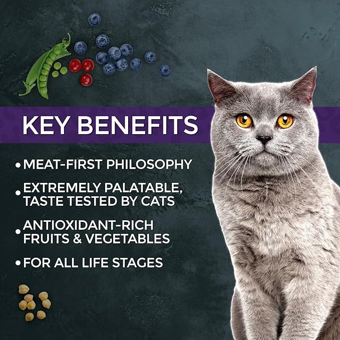 Fussie Cat Market Fresh Duck Recipe, Dry Cat Food, 10lb Bag