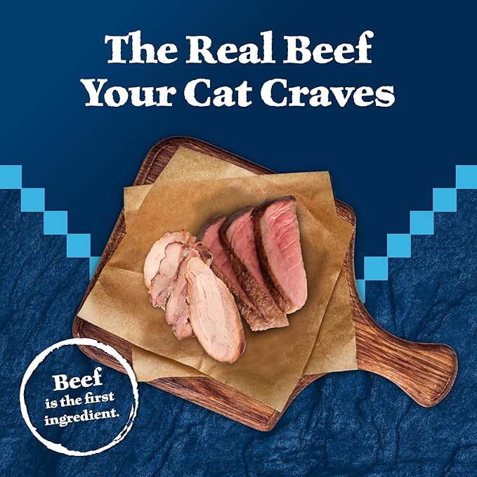 Blue Buffalo Wilderness Rocky Mountain Recipe Flaked Wet Cat Food, Chicken-Free & Grain-Free Recipe, Made with Natural Ingredients, Red Meat in Tasty Gravy, 5.5-oz. Cans (24 Count)