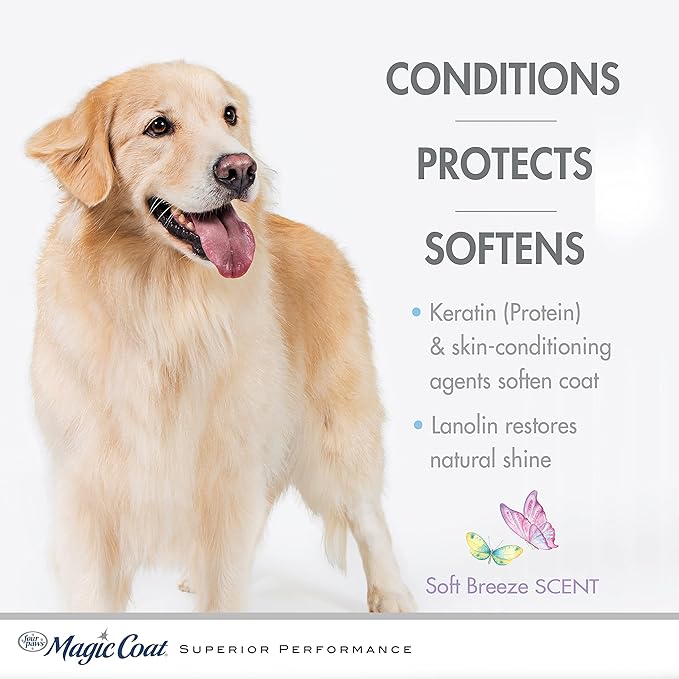 Four Paws Magic Coat Gentle Tearless Dog Shampoo 16 Ounces (1 Count)