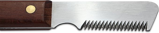Mars Professional Dog Stripping Knife Grooming Tool, Sharp Tooth, for Coarse Fur, Right-Handed