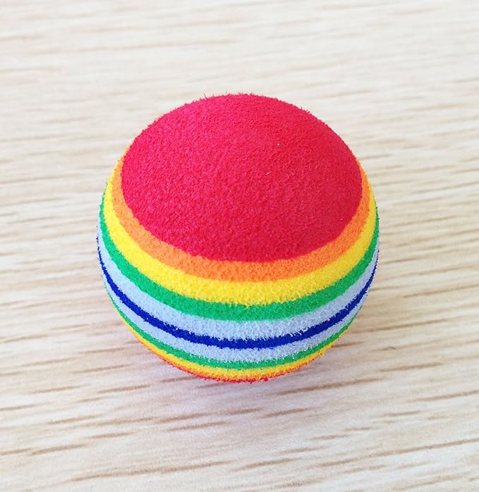 PET SHOW Cat Toy Balls Interactive for Indoor Cats Best Kitten Favorite Gift Soft Foam Ball Chase Quiet Playing Cats Stuff Supplies