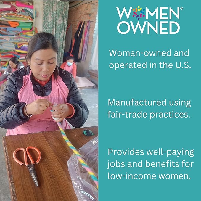 Catch a Mouse by The Tail Wool Cat Mouse Toy with a 6-Foot Tail for Indoor Cats Kittens. Cute Cat Toy Mouse Cat Toy. Rat Plush Toy, Fake Mouse, Mice. No Catnip. Pride (Unicorn Swirl)