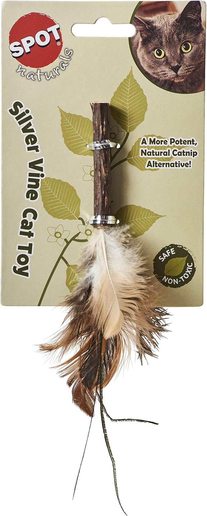 SPOT Naturals/Silver Vine/Cat Toy/Assorted Figures/Small
