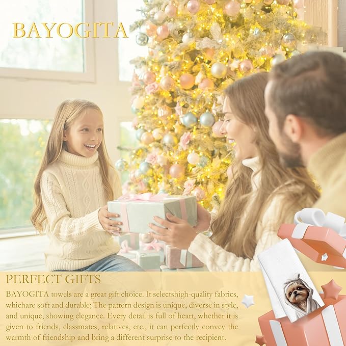 Shih Tzu Decor Gifts Bathroom Hand Towels - Funny Dog Bathroom Towel, Funny Animal Hand Towels for Restroom Decor, Shih Tzu Gifts for Women, Dog Lover Gifts, 16×24 Inches