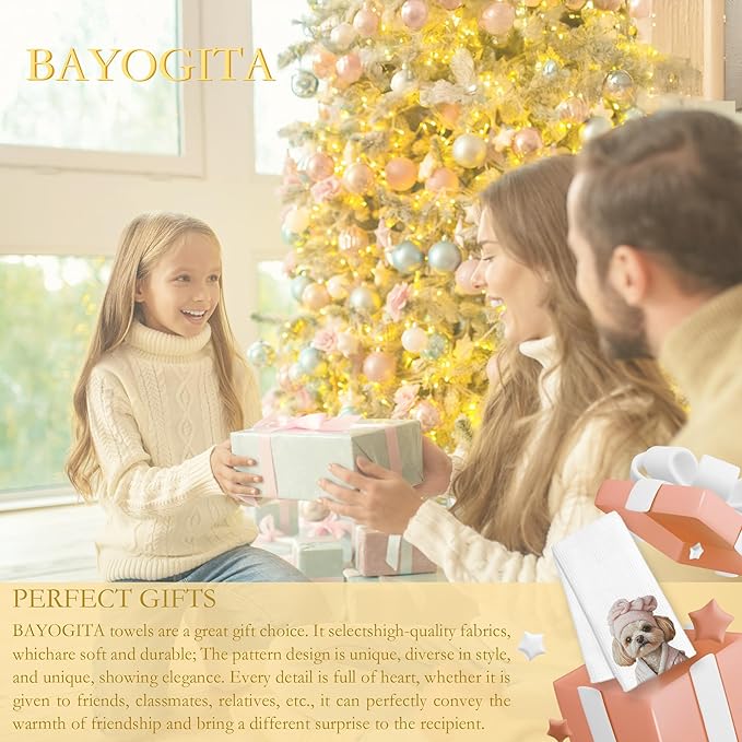 Pink Poodle Decor Bathroom Hand Towels Gifts - Cute Poodle Bathroom Towel, Pink Funny Cute Animal Hand Towels for Restroom Decor, Dog Gift for Women, Dog Lover Gifts, 16×24 Inches