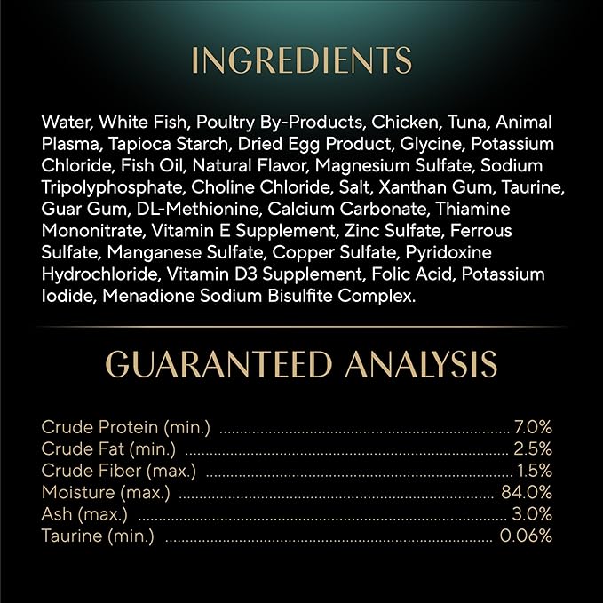 Sheba Perfect Portions Wet Cat Food Cuts in Gravy Delicate White Fish and Tuna Entree, 2.6 oz., Twin-Pack Trays (24 Count, 48 Servings)