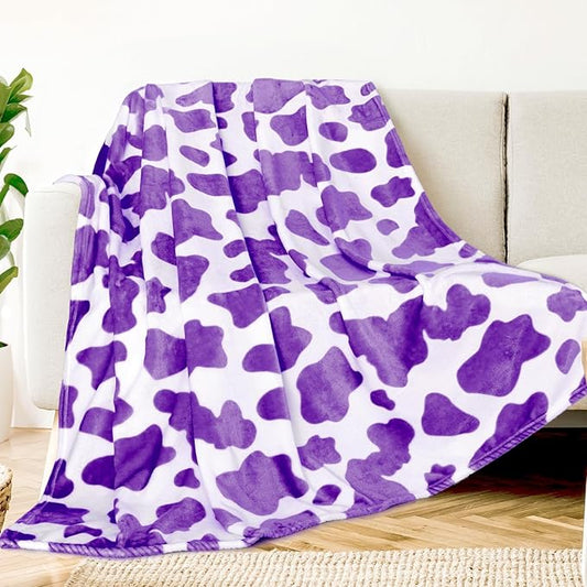 Blankets & Throws Purple Soft Fleece Blankets Throw Blanket for Couch