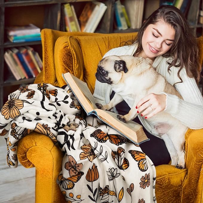 Book Lovers Gifts Blanket,Teacher Gifts for Women Men Book Lover Teacher Librarian Birthday Read Fleece Throw Blanket,Flannel Throw Blanket for Home Living Room Couch Bed Chair Dorm Decor 60"x50"