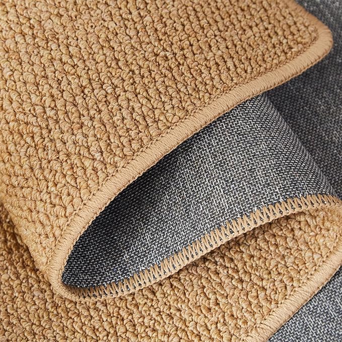 SHENGOCASE Thickened Cat Wall Corner Climbing Carpet, Cat Wall Furniture, Wall Corner Scratcher, Scratching Post (Camel)