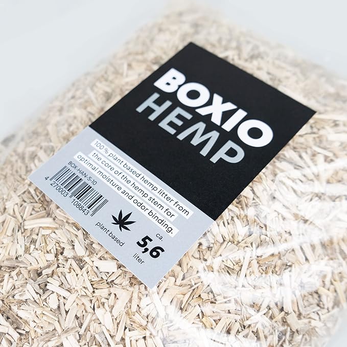BOXIO - Hemp Litter 21oz hygienic Natural Litter for use in a Dry Toilet