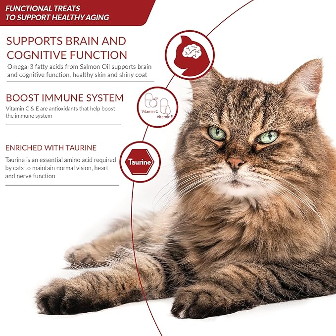 INABA Churu for Senior 10+, Creamy Lickable Cat Treats with Taurine, Vitamin E & C, 0.5 Ounces Each, 24 Tubes (4 per Pack), Tuna Recipe