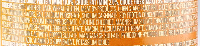 Fancy Feast 5000057935 Canned Delights Cat Food, Whitefish And Cheddar, 3 oz