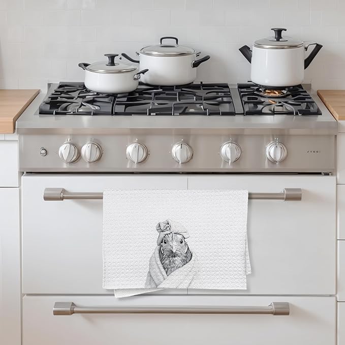 Funny Chicken Towels, Decorative Hand Towels, Kids & Animal Bathroom Decor, 16x24 Inch