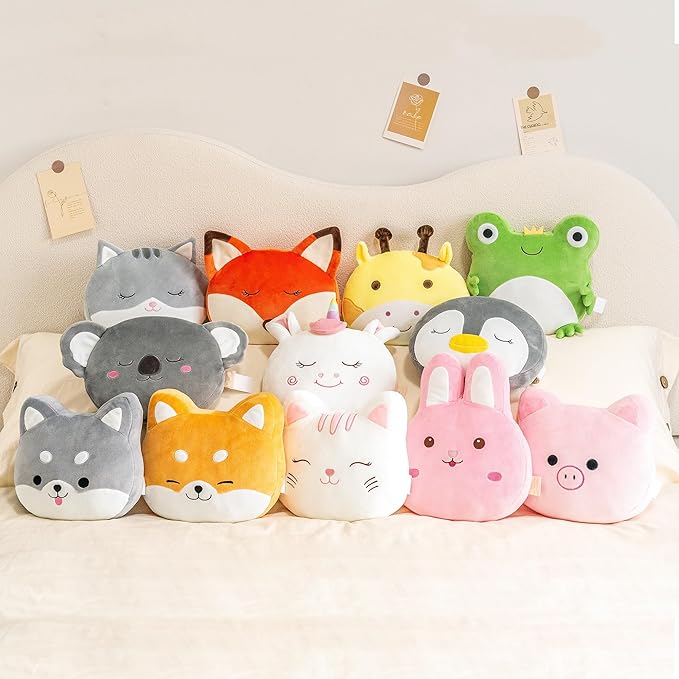 Lazada Kids Pillow Corgi Plush Pillows Toy Soft Gift Baby Girl Gifts Gray 15 Inches…