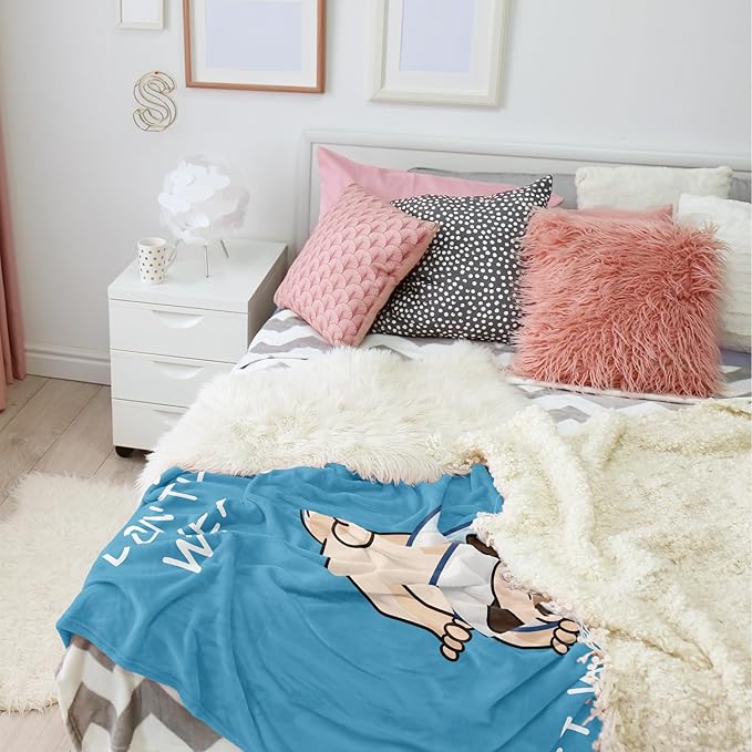 Get Well Gifts for Women & Men, After Surgery Recovery Blanket 60"x80", Sympathy 'Feel Better' Gift, No Cone Needed