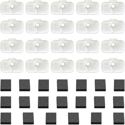 20PCS Cat Water Fountain Filter Replacement for Petlibro - Pre-Filter Sponges Compatible with PLWF105, PLWF115, PLWF005 - Keep Your Pet Libro Fountain Clean and Fresh with PET STANDARD Filters