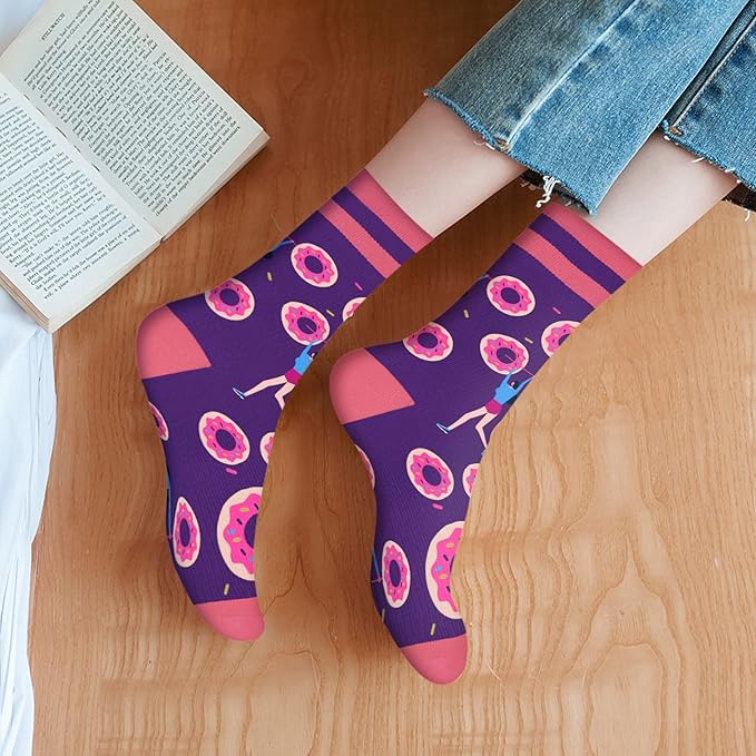 AGRIMONY Funny Cat Dog Socks for Women Teen Girls-Animal Novelty Cute Socks-Mothers Day Cat Dog Mom Gifts Stocking Stuffers