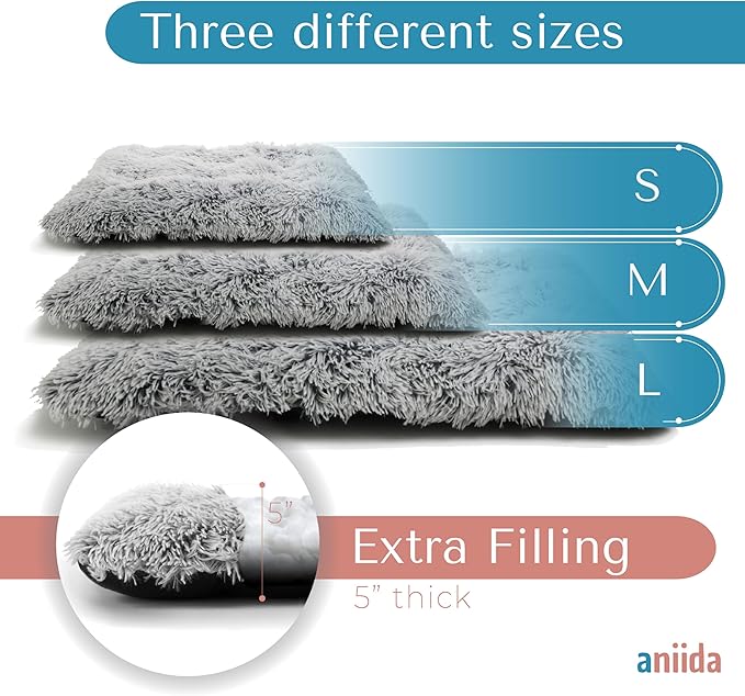 Washable Dog Cat Bed, Washable Pet Bed, Cat Beds for Indoor Cats, Dog Bed Medium Size Dog, Small Dog Bed, Comfortable Bed for Dogs and Cats (Medium 31L x 21W x 5Th inches)