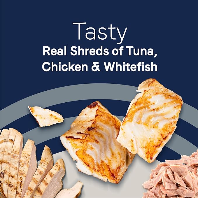 Canidae Pure Adore Premium Wet Cat Food, Tuna, Chicken & Whitefish in Broth, 2.46 oz. (Pack of 24), Grain Free