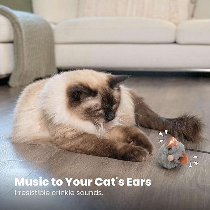 Catstages Squeak Squeak Mouse Plush Catnip Cat Toy