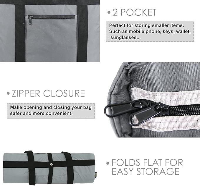 BeeGreen Insulated Cooler Bag Leakproof Freezer Shopping Tote for Groceries Thermal Food Delivery Bag