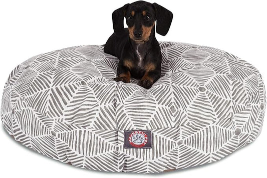 Majestic Pet Charlie Gray Small Round Pet Bed