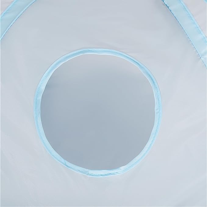 Tempcore Pet Cat Tunnel Tube Cat Toys 3 Way Collapsible, Cat Tunnels for Indoor Cats，Kitty Tunnel Bored Cat Pet Toys Peek Hole Toy Ball Cat, Puppy, Kitty, Kitten, Rabbit Light Grey