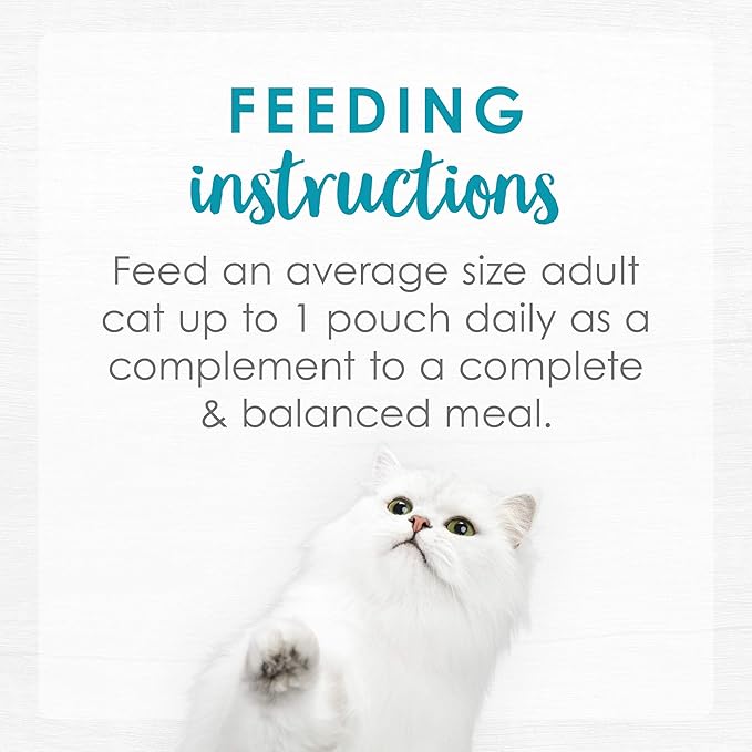 Purina Fancy Feast Lickable Wet Cat Food Broth Topper Classic Complement Tuna and Vegetable - (Pack of 16) 1.4 oz. Pouches