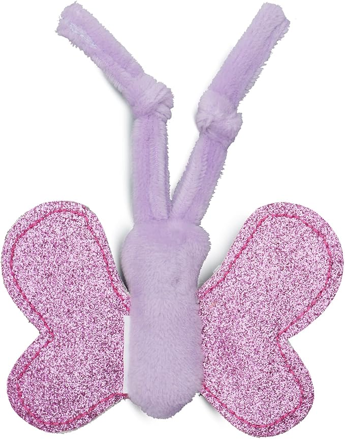 HuggleKats Cat Toys - Kitten Toys, Catnip Toys, Cat Toys for Bored Indoor Cats, Cat Enrichment Toys for Boredom, Perfect for Moving, Exercise, Biting & Chewing - Bindies (2 Pack)