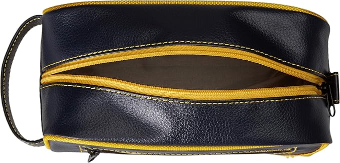 Nautica Men's Top Zip Travel Kit Toiletry Bag Organizer