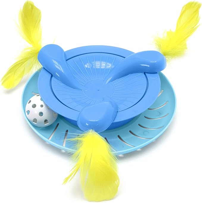 Kitty City Swat Track Cat Toy, 3 Toys in 1 Cat Toy, Deluxe and Basic Cat Toy Box, Ball Track