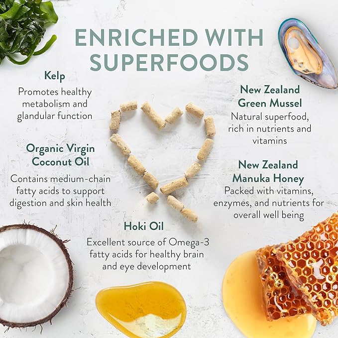 Meow Air Dried Cat Food - Beef & Hoki Recipe, High Protein Dry Cat Food Use as a Complete Diet, Topper, Mixer, or as Cat Training Treats, All Life Stages, 3.5 oz