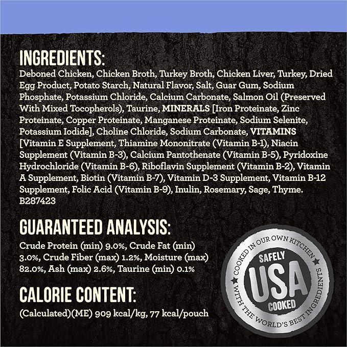 Merrick Backcountry Grain Free Gluten Free Premium High Protein Wet Cat Food, Chicken Recipe Cuts With Gravy - (Pack of 24) 3 oz. Pouches