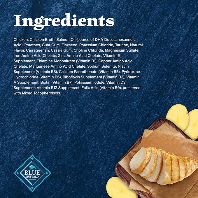 Blue Buffalo Wilderness High-Protein Grain-Free Wet Kitten Food, Chicken Paté Recipe, 3-oz. Cans (Pack of 24)