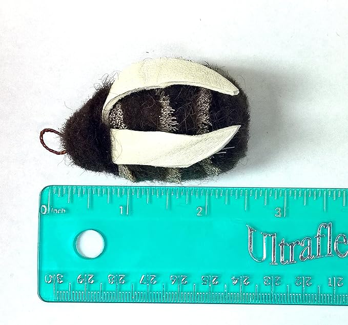 Bumble Bee Refill/Attachment Cat Toy - Natural Buffalo/Deer: Fits Wildcat and Popular Bird and Mouse Type Wands/Poles.