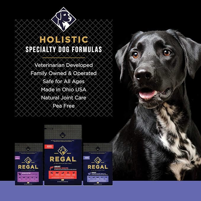 Regal Pet Foods Adult Farmhouse Recipe (Chicken and Duck) All Natural, Slow Cooked Whole Grain Dry Dog Food for All Breeds and Sizes of Adult Dog - Made in The USA, 13 LB Bag