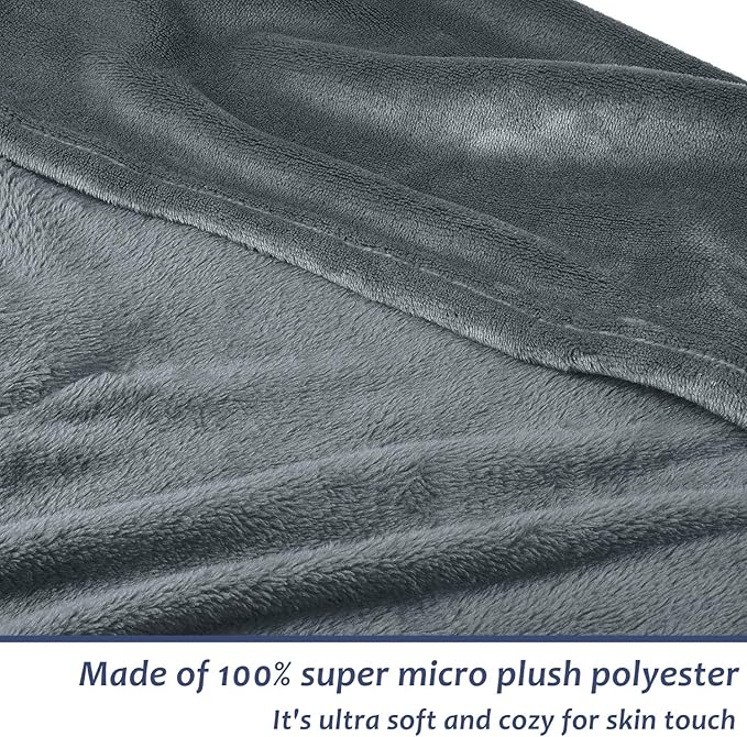 Solaris Wearable Blanket with Sleeves for Adults, Softness Comfort Warmth Fleece Gift for Women Men, Snuggy Body Throw TV Blanket for Home Office Lounge, Gift for Her