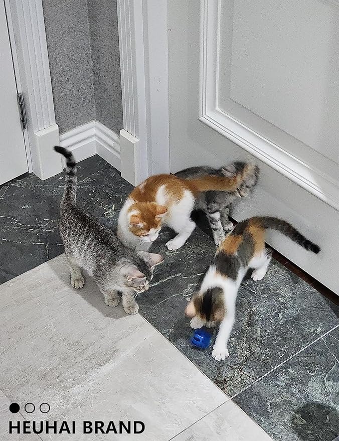 Cat Toys, 19pc Set for Indoor Cats and Kittens, Fuzzy Balls, Jingle Bells, Wind-Up Chick, Catnip Fish, Fun Interactive Play