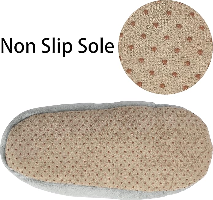 BenSorts Fuzzy Slipper Socks for Women Funny House Slippers with Grips