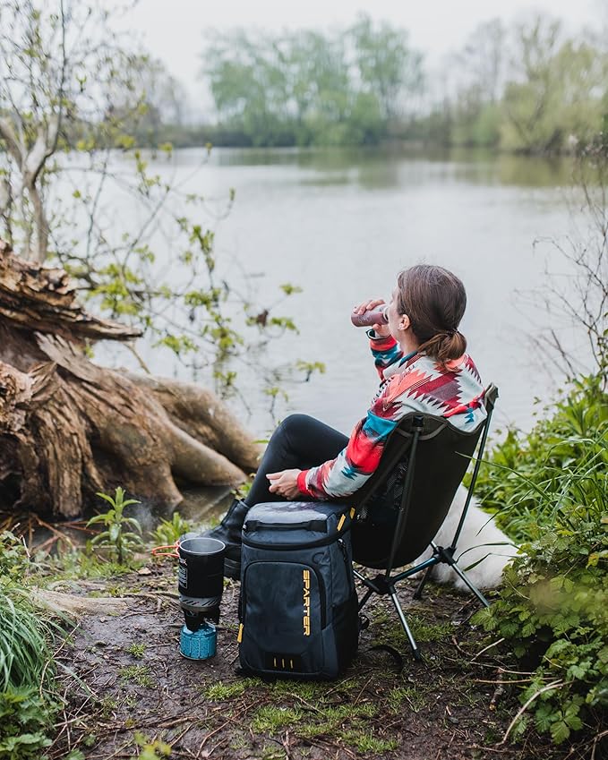 Backpack Cooler Insulated Leak Proof 30/45 Cans, 2 Insulated Compartments Thermal Bag, Portable Lightweight Beach Travel Camping Lunch Backpack for Men and Women