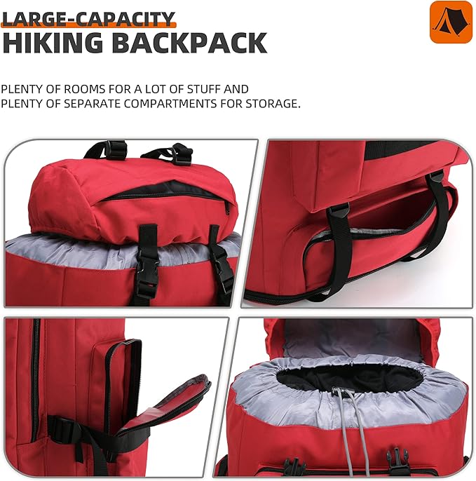 100L Camping Hiking Military Tactical Backpack Outdoor Climbing Sport Bags for Camping,Backpacking