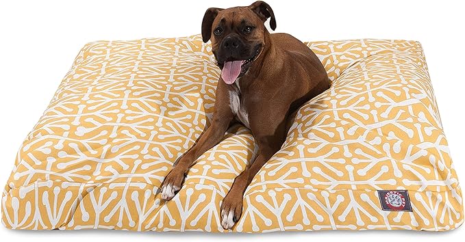Citrus Aruba Extra Large Rectangle Indoor Outdoor Pet Dog Bed With Removable Washable Cover By Majestic Pet Products
