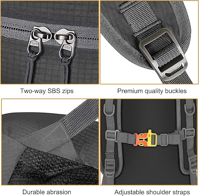 35L Lightweight Backpack Foldable Hiking Daypack Packable Travel Day Bag for Men Women Outdoor Walking Camping