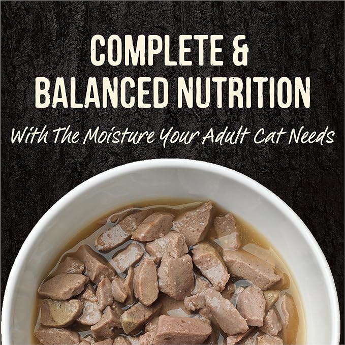 Merrick Backcountry Grain Free Gluten Free Premium High Protein Wet Cat Food, Whitefish Recipe Cuts With Gravy - (Pack of 24) 3 oz. Pouches