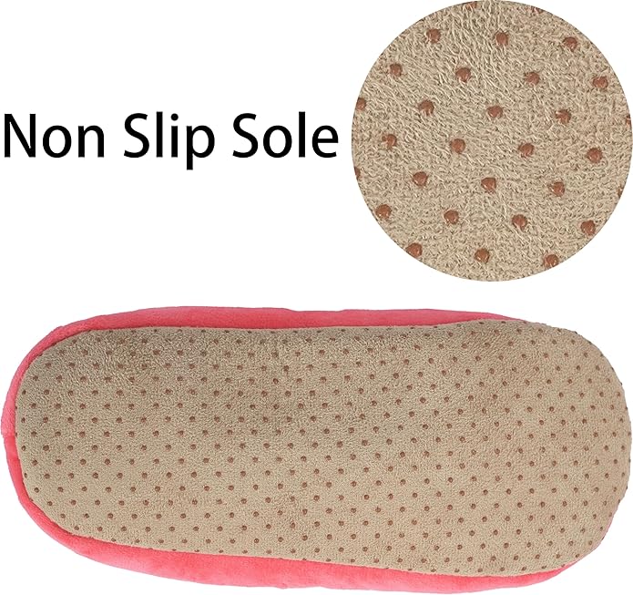 BenSorts Fuzzy Slipper Socks for Women Funny House Slippers with Grips