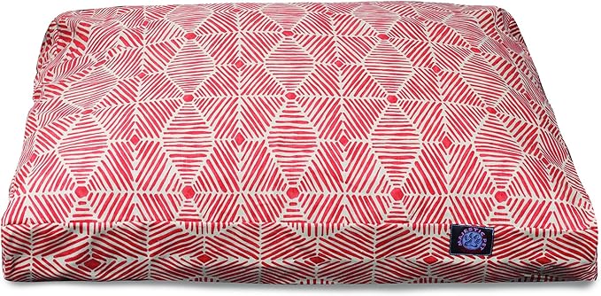 Majestic Pet Charlie Salmon Small Rectangle Pet Bed