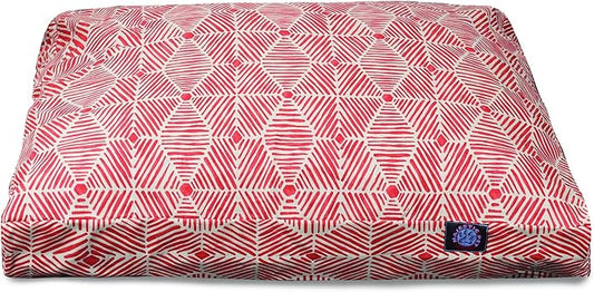 Majestic Pet Charlie Salmon Small Rectangle Pet Bed