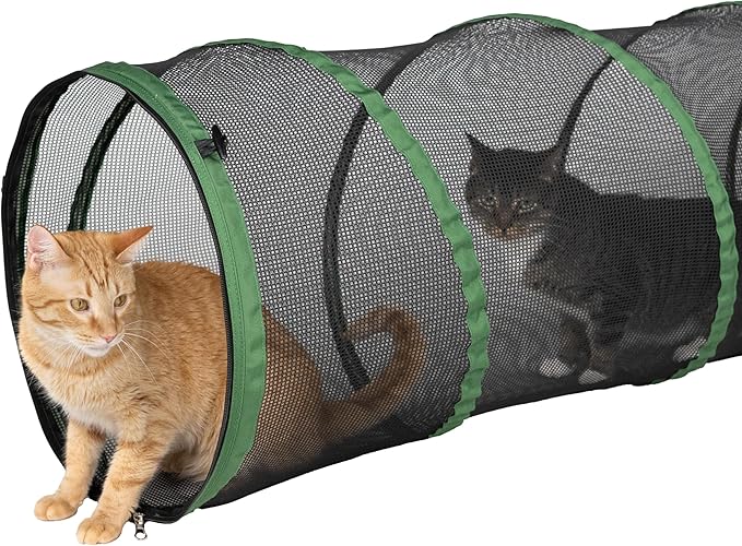 Kitty City Outdoor Catio Mega Kit for Cats, Replacement Parts, and 10' Tunnels