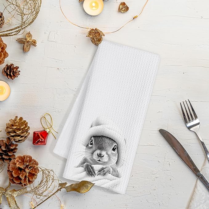 Cute Bunny Hand Towels for Bathroom, Gifts for Women and Lovers, Rabbit Decor, Kids Bathroom Decor, 16x24 Inch