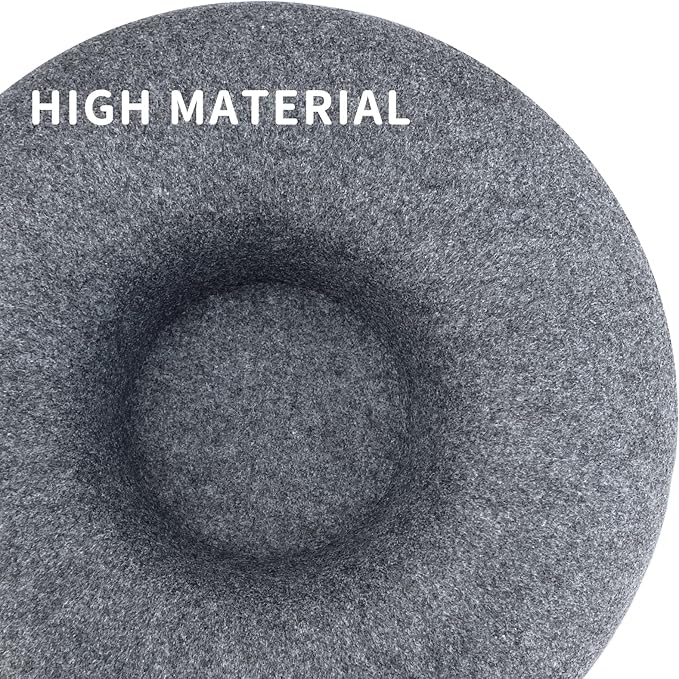 Cat Donut Tunnel, Cat Tunnel Bed for Indoor Cats Cave Bed, Scratch Resistant Donut Cat Bed. (Grey, 23 INCH 1 Pack)